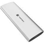 Natec Rhino, externý box pre SSD M.2 NVME LITE USB-C 3.2 Gen 2, strieborný