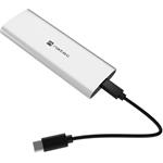 Natec Rhino, externý box pre SSD M.2 NVME LITE USB-C 3.2 Gen 2, strieborný