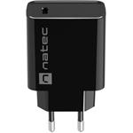 Natec RIBERA nabíjačka 20W, 1x USB-C, čierna