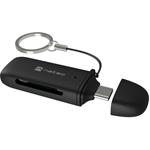 Natec SCARAB C, čítačka kariet SD/MicroSD USB 3.2 Gen 1, čierna