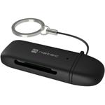 Natec SCARAB C, čítačka kariet SD/MicroSD USB 3.2 Gen 1, čierna
