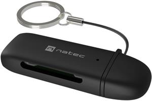 Natec SCARAB C, čítačka kariet SD/MicroSD USB 3.2 Gen 1, čierna