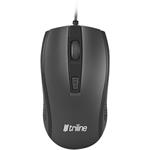 Natec Triline 2, optická myš, 1600DPI, čierna