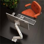 NB F80W, držiak na monitor 15" - 30", biely