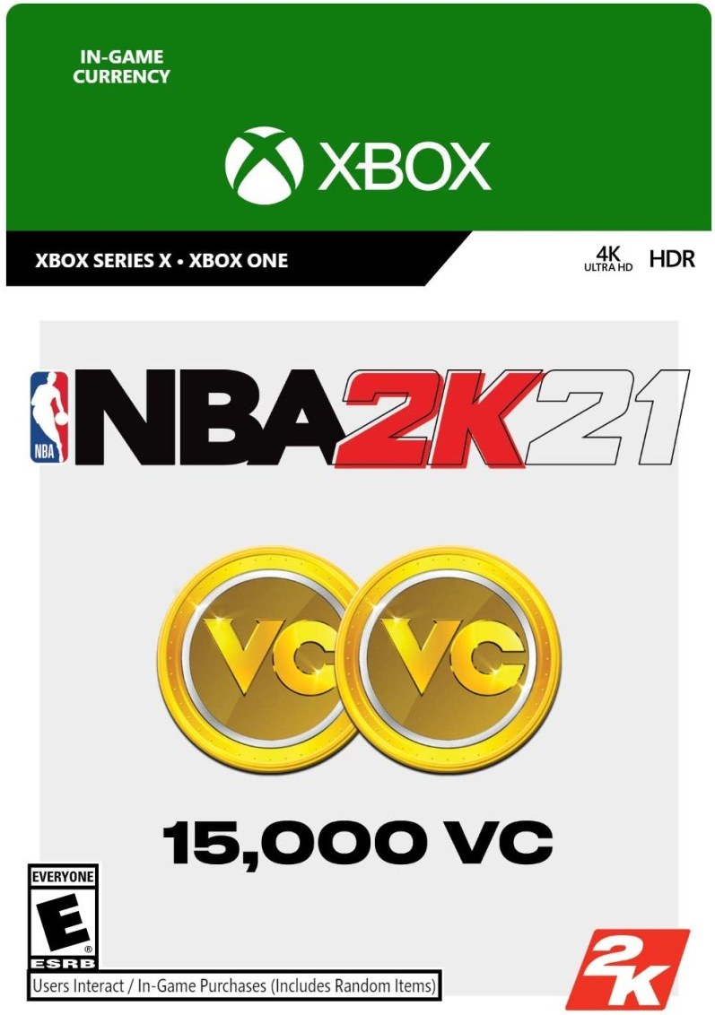NBA 2K21: 15,000 VC