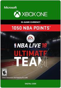 NBA LIVE 18 - NBA UT 1050 Points Pack, pre Xbox