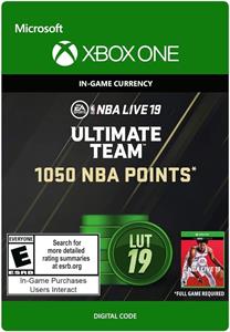 NBA LIVE 19 - NBA Ultimate Team 1050 Points Pack, pre Xbox