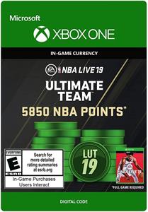 NBA LIVE 19 - NBA Ultimate Team 5850 Points Pack, pre Xbox