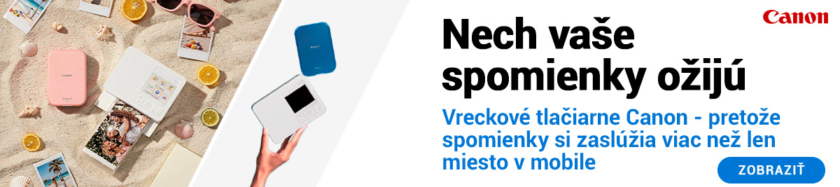 Nech vaše spomienky ožijú s Canon SELPHY