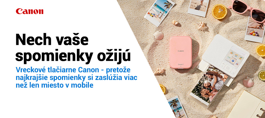 Nech vaše spomienky ožijú s Canon SELPHY