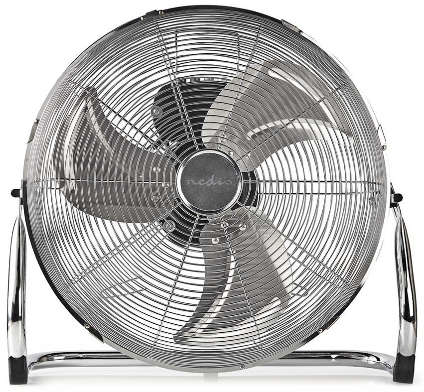 NEDIS podlahový ventilátor/ průměr 40 cm/ výkon 80 W/ 3 rychlosti/ naklápěcí/ kov