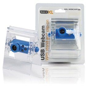 Nedis webkamera 0.3Mpix. USB2.0, Clip, BasicXL - modrá