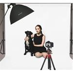 Neewer fotopozadie, 1.8x2.8m biela