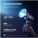 Neewer MS60C RGB trvalé štúdiové svetlo, Bowens, 8300Lux/1m, 2700-6500K, CRI97+, 65W, COB LED