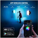 Neewer NK800 softbox stojan kit, sada 2x trvalé RGB LED fotosvetlo, 2x softbox, 2x 26W LED