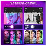 Neewer NK800 softbox stojan kit, sada 2x trvalé RGB LED fotosvetlo, 2x softbox, 2x 26W LED