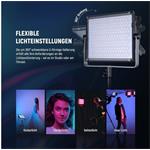 Neewer sada 2x RGB1200 fotosvetlo, 480x RGB LED, 60W