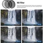 Neewer sada príslušenstva a MAKRO šošoviek pre objektív so 62mm závitom na filter