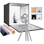 Neewer skladací fotostan 50x50x50cm, 80x stmievateľné LED, 6000-6500K, svietivosť 4000 lm, 40W