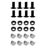 Neku 19" polica 1U, 350-450 mm nastaviteľná, čierna