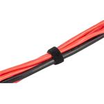 Neku páska na suchý zips, organizér káblov, 10mm, 5m, čierna