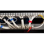 Neku páska na suchý zips, organizér káblov, 10mm, 5m, čierna