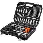 NEO TOOLS Sada nástrčných kľúčov, 10-220, 220 ks, veľkosť 1/4, 1/2, 3/8, kufrík