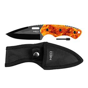 Neo Tools survival nôž, nerezová ocel, 20mm, 9mm, 63-109, kresadlo v rukoväťou