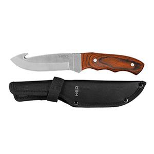 Neo Tools survival nôž, nerezová ocel, 240mm, 130mm, 63-116, otvárač na fľaše, puzdro z nylónu