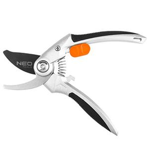 Neo Tools Záhradné nožnice, priemer rezu 20mm, dĺžka 210mm, dĺžka čepele 46mm, oceľová čepeľ, hliníková rukoväť