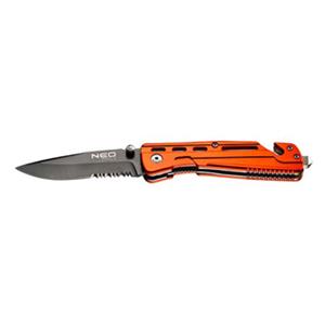 Neo Tools Zatvárací nôž, nerezová ocel, 20mm, 9mm, 63-026, nylónové puzdro
