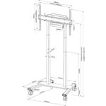 Neomounts FL55-875BL1, stojan pre TV, 37"-100"