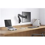 Neomounts WL70-450BL11, držiak pre monitor na stenu, 17-32", sklopný, plynový piest, čierny