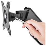 Neomounts WL70-450BL11, držiak pre monitor na stenu, 17-32", sklopný, plynový piest, čierny