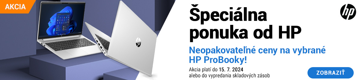 Neopakovateľné ceny na HP ProBooky