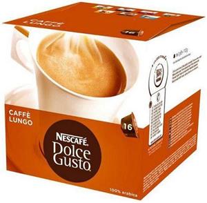 Nescafe Dolce Gusto Caffe Lungo, kapsule, 16 ks