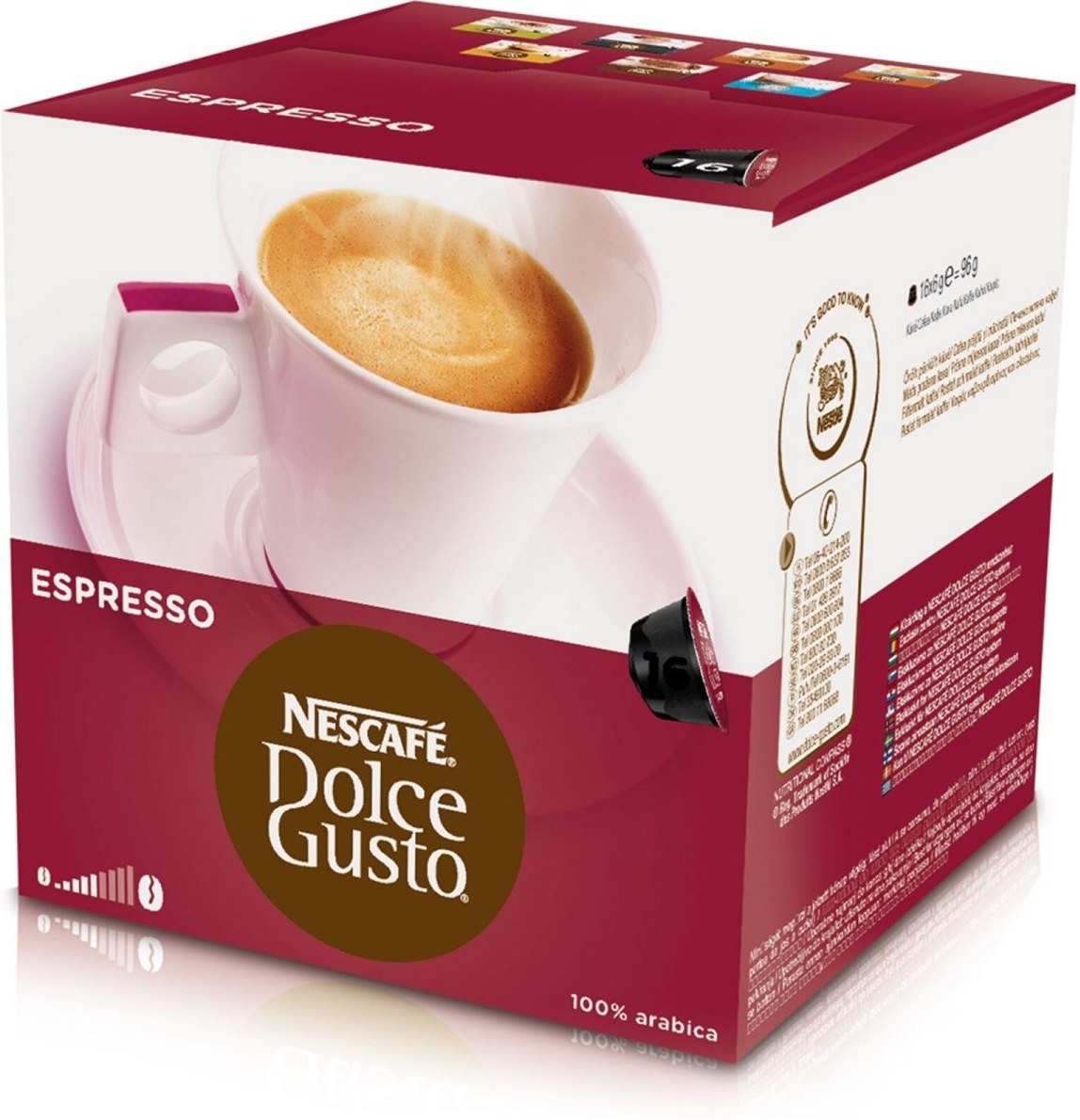 Nescafe Dolce Gusto Espresso, kapsule, 16 ks