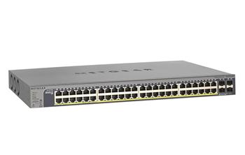 NETGEAR 52x GB PoE Stack.Smart+6x SFP, GS752TPSB
