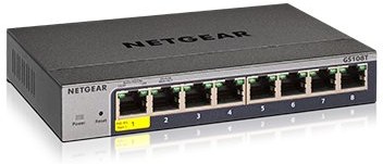NetGear GS108T v3, 8-portový manažovateľný switch