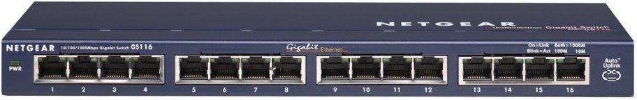 NETGEAR GS116GE, 16xGE