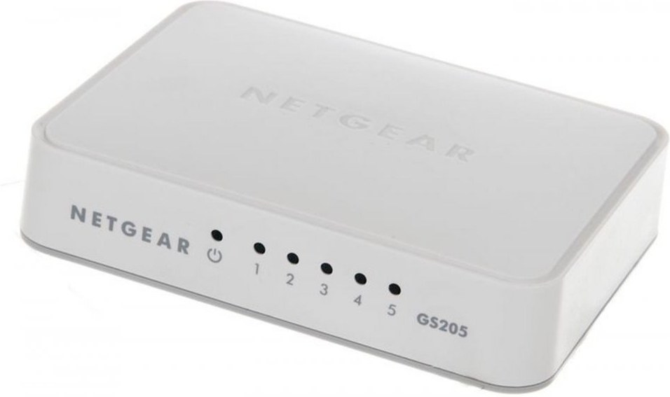 NETGEAR, GS205, 5xGIGABIT Desktop Switch
