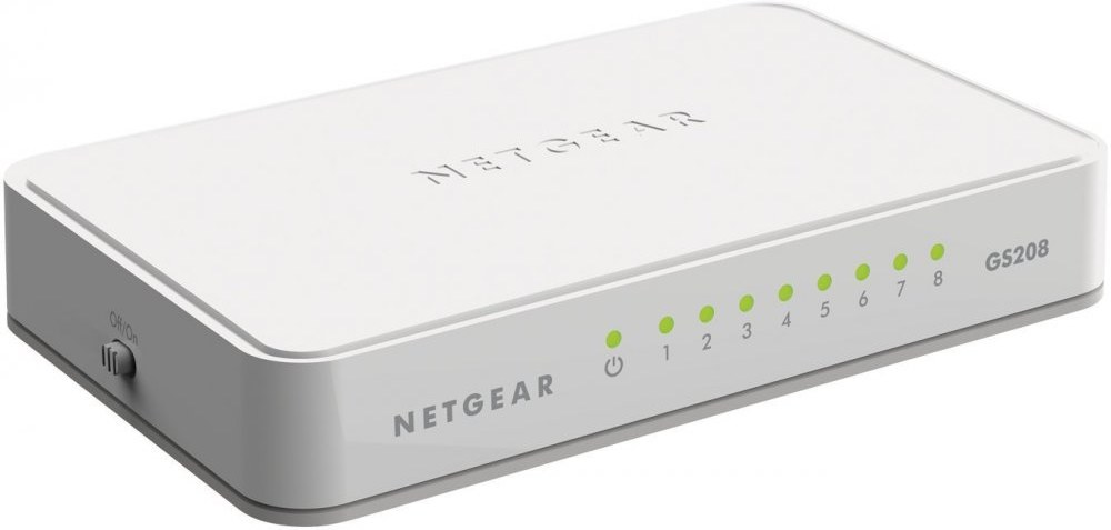 NETGEAR, GS208, 8xGIGABIT Desktop Switch