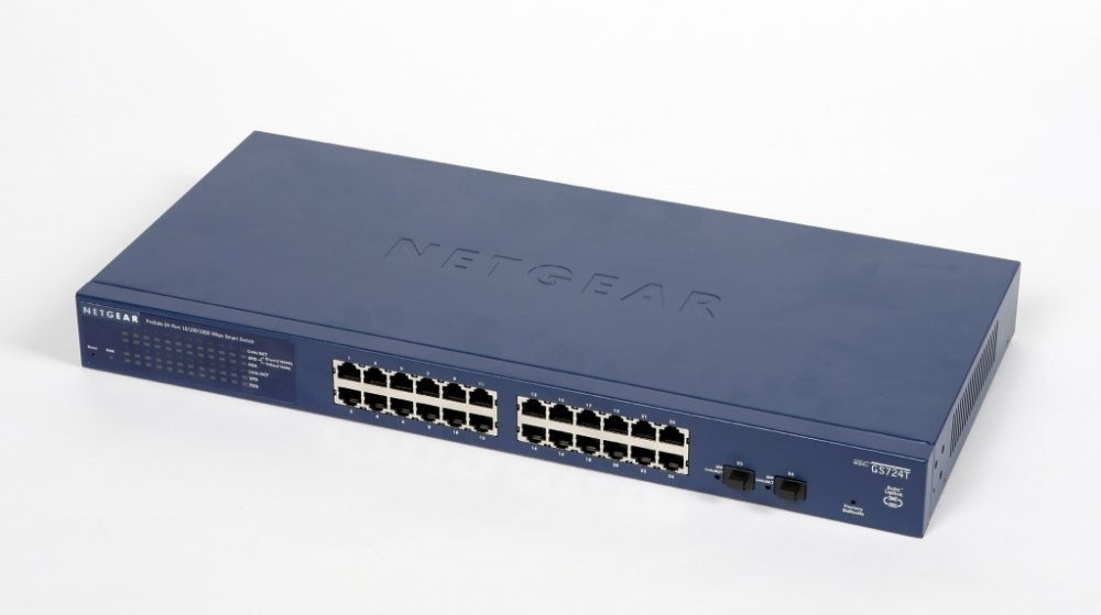 NETGEAR GS724T, 24xGbE + 2xSFP, IPv6