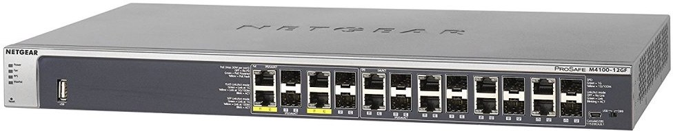 NETGEAR GSM7212F, 12xGE, PoE, 12xSFP