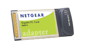 NETGEAR PCMCIA GA511 Ethernet 1Gb adapter
