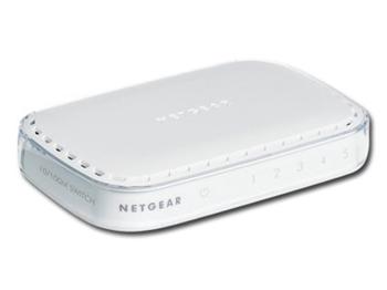 Netgear switch FS605, 5 port. 10/100Mbps, desktop