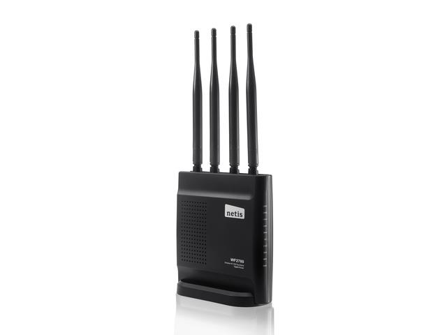 Netis WF2780 WiFi AC1200 DUAL BAND Router, 4x LAN, 4x anténa 5dBi