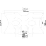 Newstar redukcia FPMA-VESA400 Vesa adaptér plate