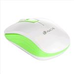 NGS myš Evo Green, bezdrôtová, 1200 dpi, USB, bielozelená