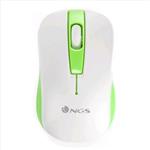 NGS myš Evo Green, bezdrôtová, 1200 dpi, USB, bielozelená